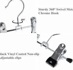 Byx-/kjolgalge med clips 20-pack