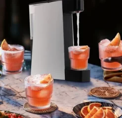 Carbon8 One Touch Sparkling Water Kolsyremaskin Silver