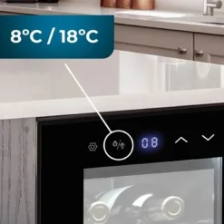 Cecotec Vinlagring Bolero GrandSommelier 830 CoolCrystal