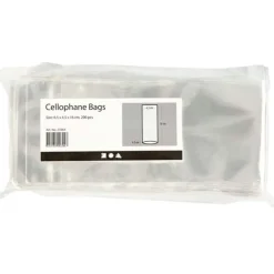 Cellofanpåse Oval Botten - H: 16 cm - 200 st