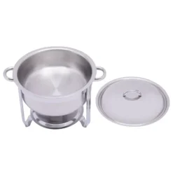 Chafing Dish, 5L kapacitet, design i rostfritt stål,Silver