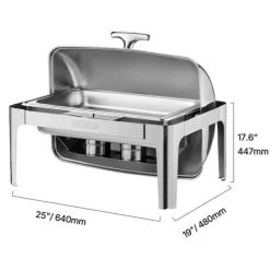 Chafing Dish, Rostfritt Stål Konstruktion,9Qt