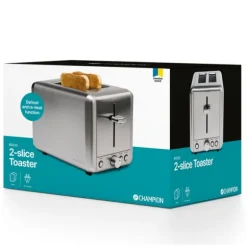 Champion Brödrost 2 skivor 925W BR220 Rostfri
