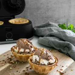 Champion Våffelskålsjärn Health Dubbelt 1000W VS400 Svart