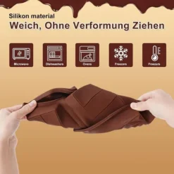 Chokladform Dubai 3-i-1, Silikon, BPA-fri