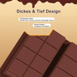 Chokladform Dubai 3-i-1, Silikon, BPA-fri