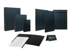 Classic A45 WINE hårda pärmar med klämrygg, svart