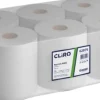 Cliro Cliro - Handdukspappersrulle maxi, 2 lager, återvunnet papper, 6 rullar - 75% vit