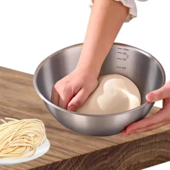 17cm Rostfri Stål Skål - Mångsidig Köks- & Bakningsskål