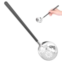 26CM rostfritt stål rund sked Hot Pot slev Matservis för hemmet kök Restaurang HotelColander