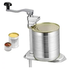 30cm 6st/min manuell kommersiell konservöppnare, effektiv skärning, 2 monteringssätt, arbetsbesparande vridhandtag, lätt och hållbar