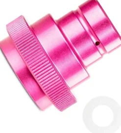 CO2 Snabbkoppling till SodaMaker - Universell Adapter för Terra/Art/TR21-4 | Blå Cylinder & Vattenkarbonator - Rosaröd