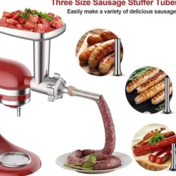 COFUN Tillbehör Köttkvarn och Grönsaksskärare för KitchenAid - Multifunktionell