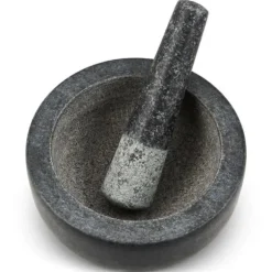 Cole - murare - H122126 - Clavering mortel och mortelstöt, 20cm, mortel och mortel för kökskryddor, granit, 2 års garanti