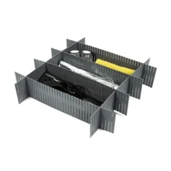 COMPACTOR Dragseparator Free - 6 plattor - Polystyren - 44xH10 cm - Grå