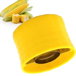 Corn Peeler 304 Rostfritt stål Cob Stripper Majskärnor Ta bort verktyg för hemkök Gul