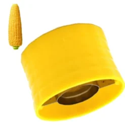 Corn Peeler 304 Rostfritt stål Cob Stripper Majskärnor Ta bort verktyg för hemkök Gul
