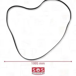 Courroie 1995H7 - BOSCH - Torktumlare - Kompatibel med flera modeller - Nödvändig tillbehör