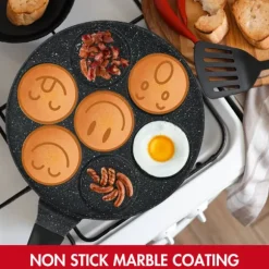 Crepe- / Pannkakspanna / Plättlagg - Smileys