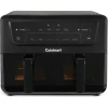 CUISINART Airfryer AFD10XBLE - 10,4 l kapacitet - Dubbel tank - Svart - 2400 W