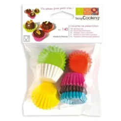 Cupcakeformar - SCRAP COOKING - 420 minis - Multicolor - Papper - 3 kit med 140