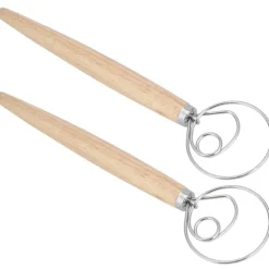 Degblandare i rostfritt stål - 2 st, Ekhandtag - Kökstillbehör