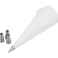 Dekoreringspåse - LACOR - 30 cm - 4 munstycken i rostfritt stål - Återanvändbar - Hållbar nylon