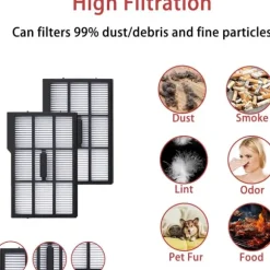 17-delars Ersättningstillbehörssats Kompatibel med Eufy RoboVac E25 Omni / E28 Omni