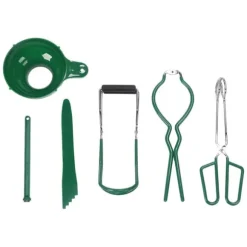 6-delars konserveringskit konserveringstratttång bubbelpopparburknyckellyftare magnetisk locklyftare sylttillverkningsset