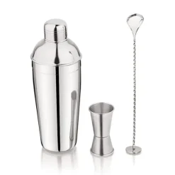 3-delat cocktailbartenderset. KINGHOFF KH-1705 Shaker