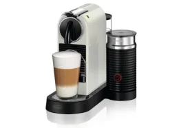 De'Longhi Nespresso CitiZ EN 267.WAE - Kaffemaskin med mjölkskummare - 19 bar - vit