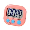 Digital klocka Timer Klassrum Kök Magnetisk stoppur för barn Matlagning Bakning Kokande ägg Sport Rosa