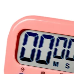 Digital klocka Timer Klassrum Kök Magnetisk stoppur för barn Matlagning Bakning Kokande ägg Sport Rosa