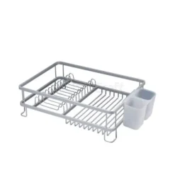 Diskavlopp med bestickhållare - Master Class 42x22x13cm Grå