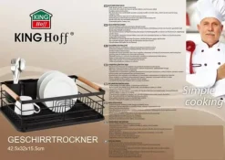 Diskavlopp 42,5x32x15,5 cm KINGHOFF KH-1728