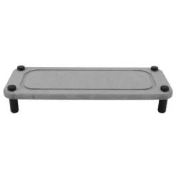 Diskbänk Caddy Instant Dry Diskbänksorganisator torkar direkt Diskbänkshållare Diatomaceous Piedestal Stand Riser med rostfria fötter Grå