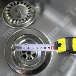 Diskho - Rostfritt stål - Set med 2 - 80 mm - Silver - Avfallfiltrering