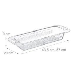 Diskho Silkorg, 9x43,5x20 cm, Transparent