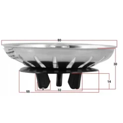 Diskhopropp med silkorg till IKEA Domsjö och Atlant