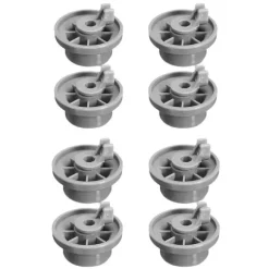 Diskmaskin Nedre Korg Hjul Ersättning - 8 Pack, Kompatibelt med Bosch och Siemens Diskmaskiner