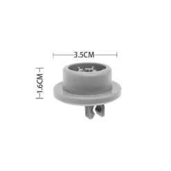 Diskmaskin Nedre Korg Hjul Ersättning - 8 Pack, Kompatibelt med Bosch och Siemens Diskmaskiner