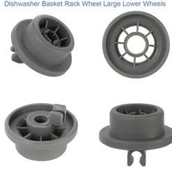 Diskmaskin Nedre Korg Hjul Ersättning - 8 Pack, Kompatibelt med Bosch och Siemens Diskmaskiner