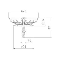Diskpropp med silkorg