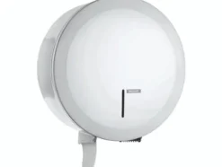 Dispenser Toiletpapir Katrin Jumbo Midi/Maxi med Lås Metal Hvid