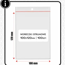 Dragkedja-påsar 100/120 100 st