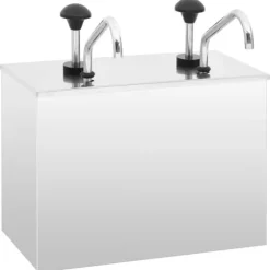 Dressingbehållare rostfritt stål 2 x 3,5 L