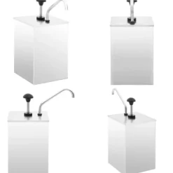 Dressingbehållare rostfritt stål 3,5 L - Såsbehållare - Dressingbehållare - Home & Living