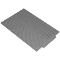 Dränerbar värmeisoleringsdyna Silikon Bord Bordsunderlägg Kruka Skål Diskmatta Köksprylar Grå