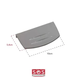 Dörrhandtag frysskåp - SOS ACCESSOIRE - 4244570100 - Vit - Kompatibel med BEKO, DOMEOS, GRUNDIG