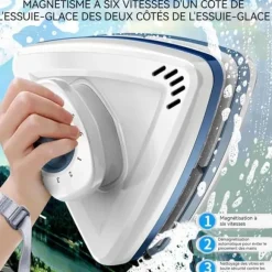 Dubbelansiktad magnetisk fönsterputs INN® 6-40mm 6 justerbara nivåer magnetisk fönsterputs verktyg för magnetisk rengöring